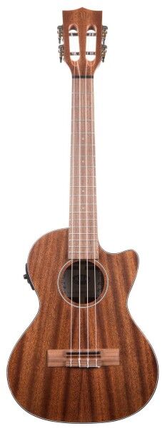 KALA KA-SMHTE-C-EQ - Solid Mahogany Tenor Ukulele, with EQ, Cutaway & Case (UC-T)