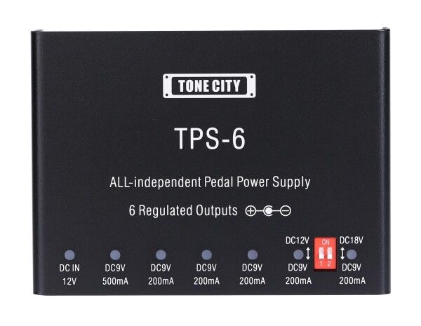 Tone City TPS-06 - Multi Power Supply with 6 Outputs