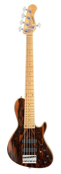 Sadowsky Custom Shop 24-Fret Single Cut Bass, 5-String - Natural Transparent Satin - 23-04385