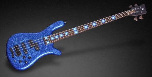 Warwick Custom Shop Streamer LX, 4-String - Colorstorm Blue High Polish- 16-3281