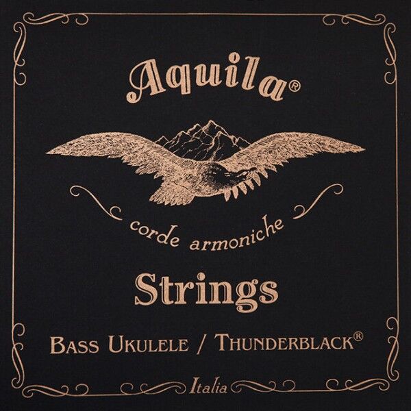 Aquila Thunderblack Series - Bass Ukulele / U-Bass String Sets