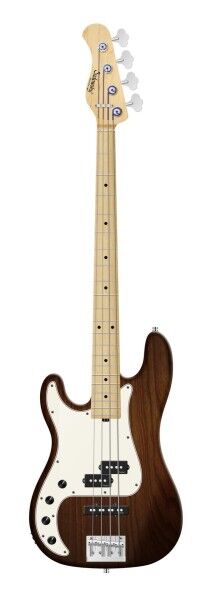 Sadowsky MetroLine 21-Fret Hybrid P/J Bass, Swamp Ash Body, Maple Fingerboard, 4-String, Lefthand - Antique Tobacco Transparent Satin