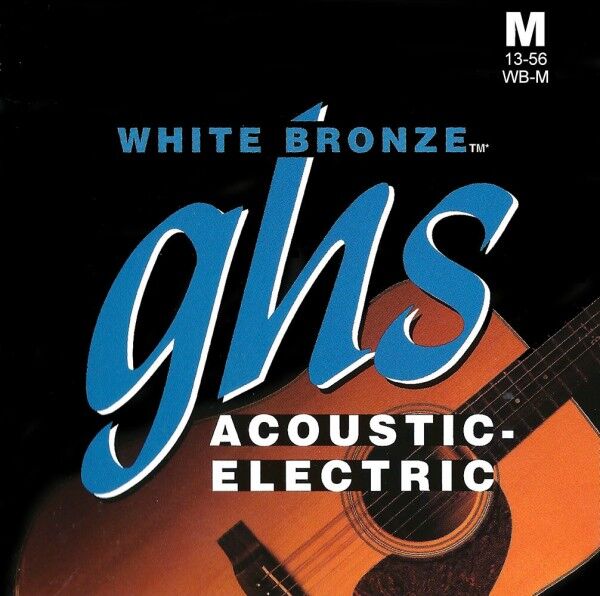 GHS White Bronze Acoustic Guitar String Sets