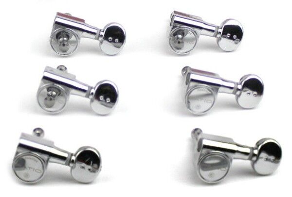 Graph Tech PRN-2731 - Ratio Electric Guitar Machine Heads with Classic Button - 6-in-Line