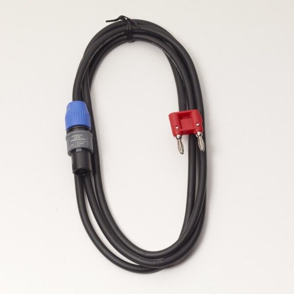 RockCable Speaker Cable - SpeakON (2-pin) to Banana Plug (4 mm)