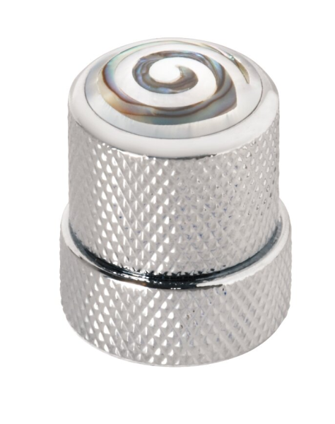 Framus & Warwick - Stacked Potentiometer Dome Knobs, Spiral Inlay