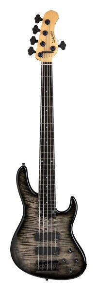 Sadowsky Custom Shop 24-Fret Modern Bass, 5-String - Black Burst Transparent High Polish - 21-04231