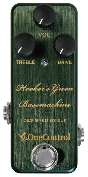 One Control Hooker's Green Bass Machine - Bass Overdrive / Distortion