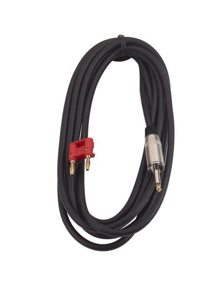 RockCable Speaker Cable - Banana Plug (4 mm) / straight TS Plug (6.3 mm)