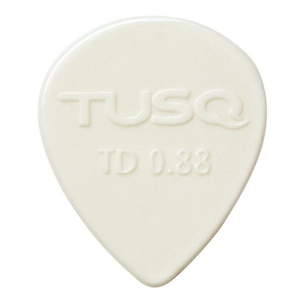 TUSQ - Tear Drop Picks, Refill Pack, 72 pcs., white, 0,88 mm