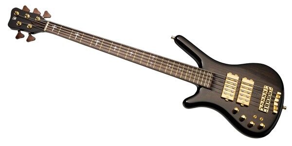 Warwick Custom Shop Corvette $$ NT, 5-String, Lefthand - Nirvana Black Burst High Polish Finish - 25-4519
