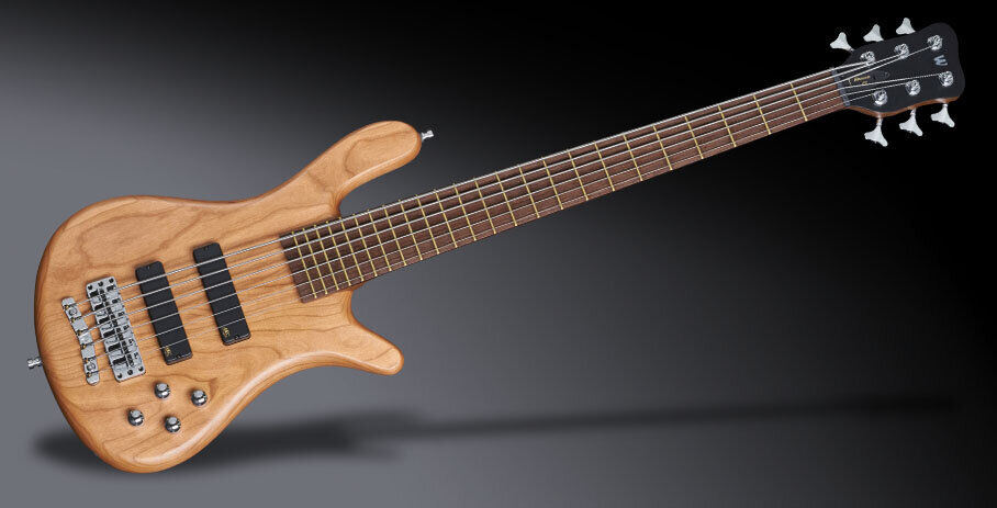 Warwick Teambuilt Pro Series Streamer LX, 6-String - Natural Transparent  Satin