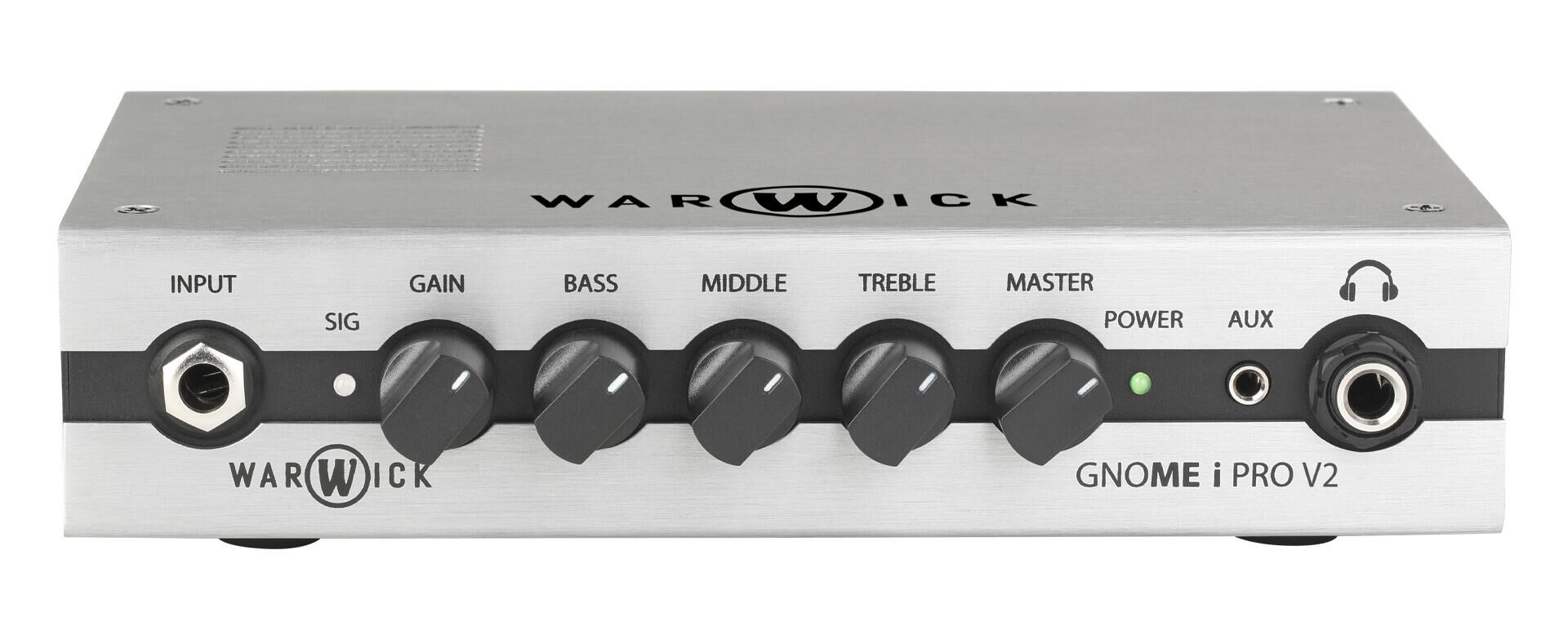 Warwick Gnome i Pro V2 - Pocket Bass Amp Head with USB Interface and Aux  Input, 300 Watt