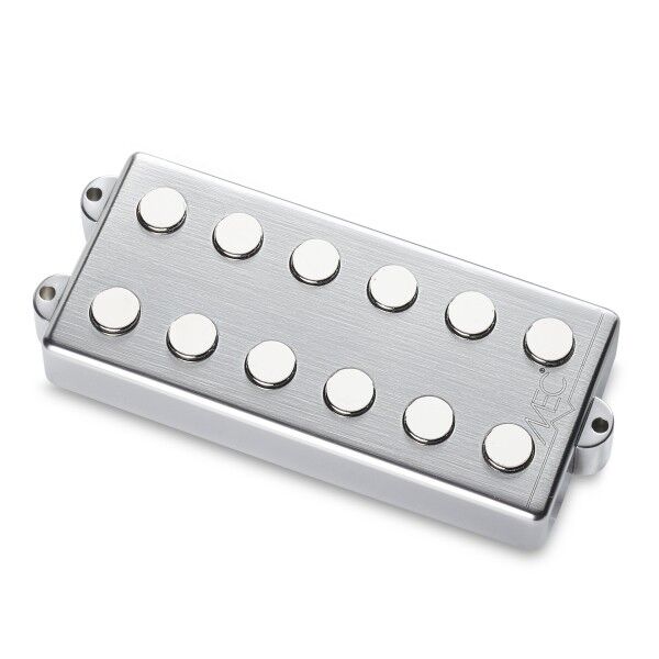 MEC Passive MM-Style Bass Pickups, Metal Cover, 6-String - Neck