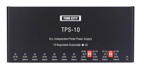 Tone City TPS-10 - Multi Power Supply with 10 Outputs