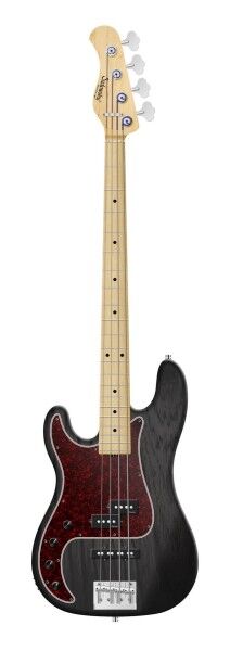 Sadowsky MetroLine 21-Fret Hybrid P/J Bass, Swamp Ash Body, Maple Fingerboard, 4-String, Lefthand - Nirvana Black Transparent Satin