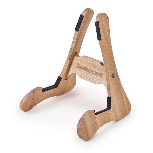 RockStand Wood A-Frame Stand - for Electric Guitar & Bass - Natural Oak Finish