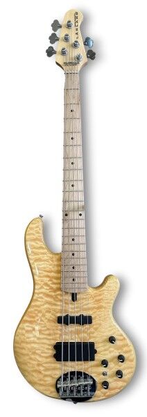 Lakland Skyline 55-02 Deluxe Bass, 5-String - Quilted Maple Top, Natural Gloss - B-Stock