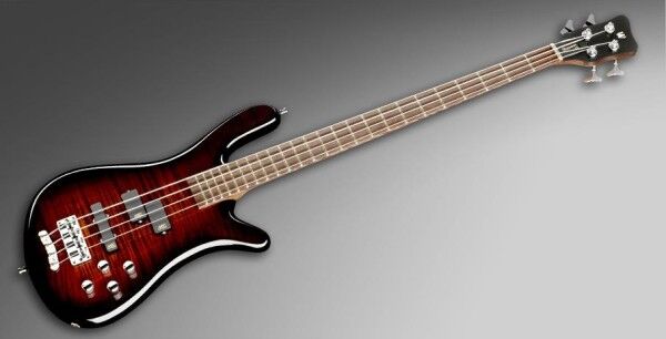 Warwick Masterbuilt Streamer LX, 4-String - Almond Sunburst Transparent High Polish