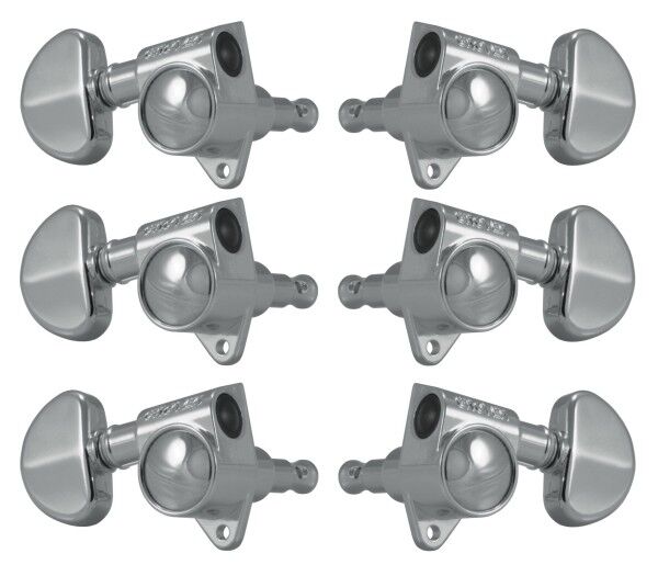 Grover 102-18 Series - Original Rotomatics with 18:1 Gear Ratio - Guitar Machine Heads, 3 + 3