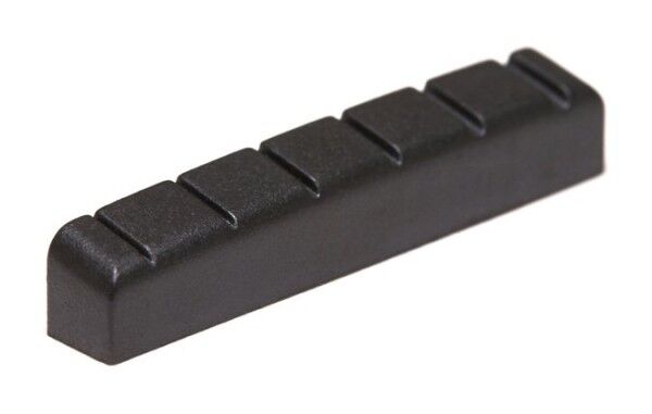 Graph Tech Black TUSQ XL - Acoustic / Electric Guitar Nuts, Slotted - 42 x 6 mm