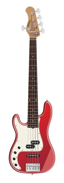 Sadowsky MasterBuilt 21-Fret Hybrid P/J Bass, Red Alder Body, Morado Fingerboard, 5-String, Lefthand - Solid Dakota Red High Polish