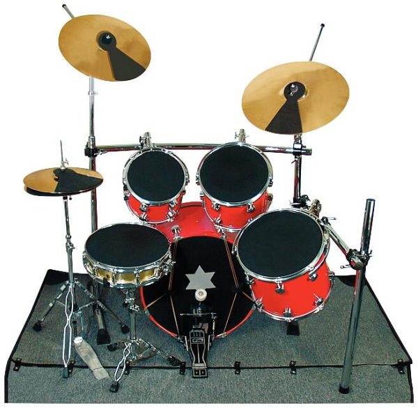 RockBag - Silent Impact Starter II Practice Pad Set