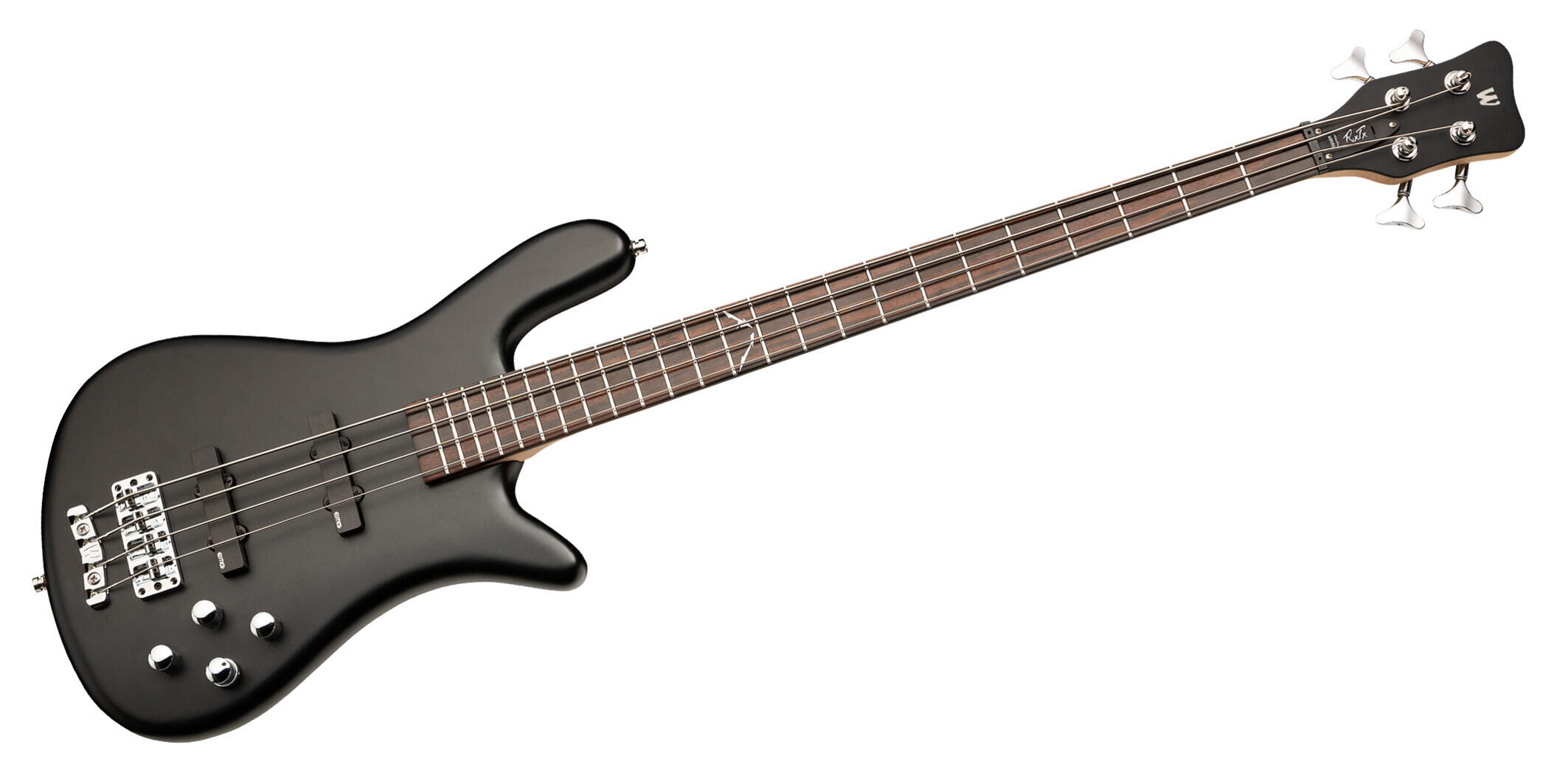 Warwick RockBass Artist Line Robert Trujillo, 4-String - Solid Black Satin