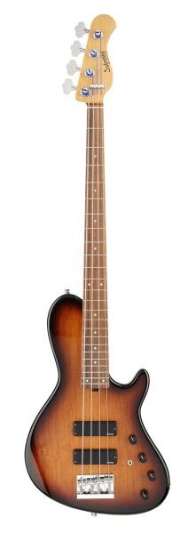 Sadowsky MasterBuilt 24-Fret Single Cut Bass, Red Alder Body, 4-String - '59 Burst Transparent High Polish