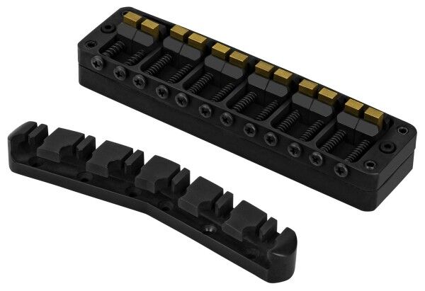 Warwick 2-Piece 3D Bridges & Tailpieces, 12-String Broadneck, Brass