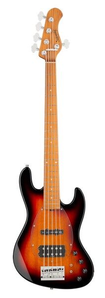 Sadowsky MetroExpress 21-Fret Vintage M/J Bass, Roasted Maple Fingerboard, 5-String