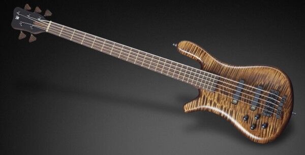 Warwick Custom Shop Streamer LX, Lefthand, 5-String - Antique Tobacco Transparent Satin - 16-3152