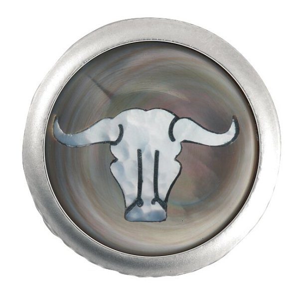 Framus & Warwick - Stacked Potentiometer Dome Knobs, Bull Skull Inlay