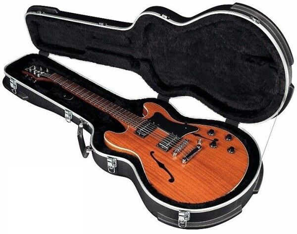 Framus - Premium Line - Electric Guitar ABS Case (Semi-Hollowbody), Curved - Black