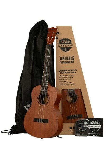 Kala Learn To Play Ukulele Bariton Starter Kit, incl. Bag