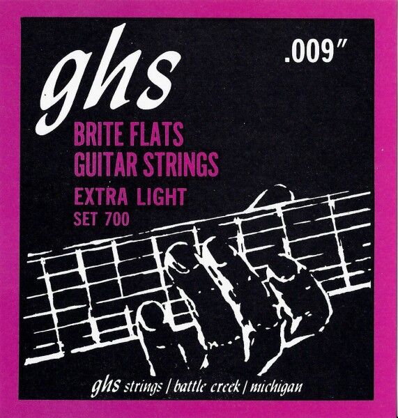 GHS Brite Flats Electric Guitar String Sets