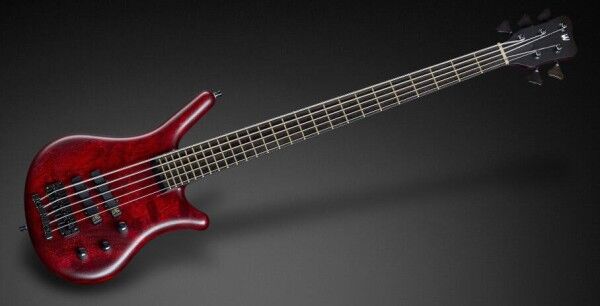 Warwick Masterbuilt Thumb NT, 5-String - Burgundy Red Transparent Satin