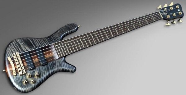 Warwick Masterbuilt Streamer Stage I, 6-String - Nirvana Black Transparent Satin