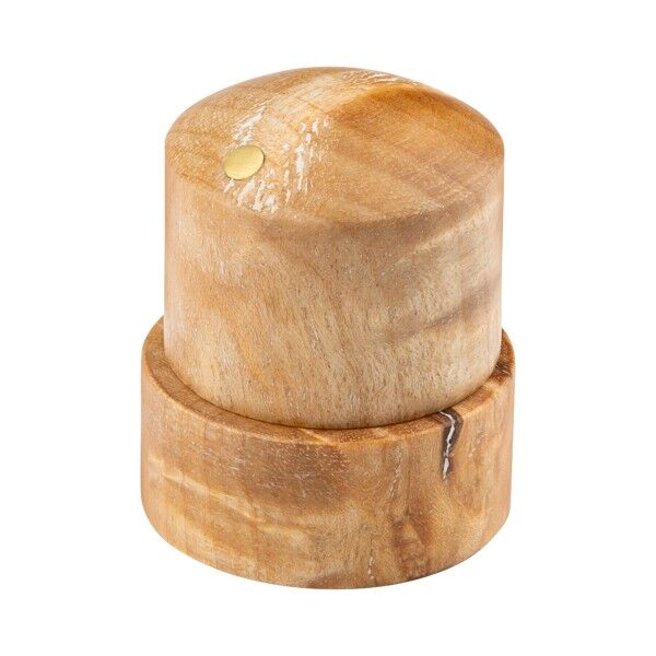 Framus & Warwick Parts - Stacked Wooden Dome Knob - Birch Burl