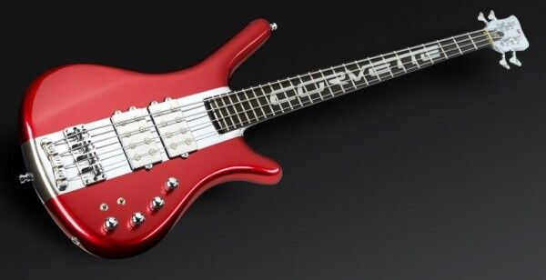 Warwick Custom Shop Corvette $$ NT, 4-String - '68 Corvette Chrometone / Red Chrome - 12-2225