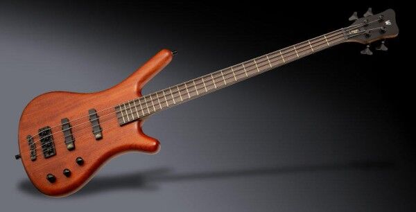 Warwick Teambuilt Pro Series Corvette Bubinga, 4-String, Active Pickups and Electronics - Natural Transparent Satin