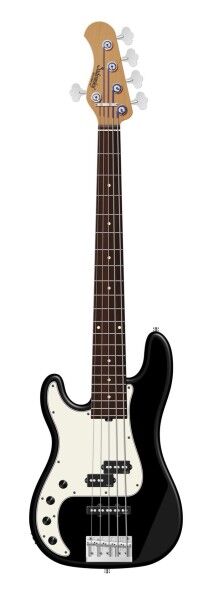 Sadowsky MasterBuilt 21-Fret Hybrid P/J Bass, Red Alder Body, Morado Fingerboard, 5-String, Lefthand - Solid Black Satin