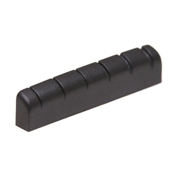 Black TUSQ XL LT-6010-10 - G- USA Style Guitar Nut, Flat, Slotted - Luthier's Pack, 10 pcs.