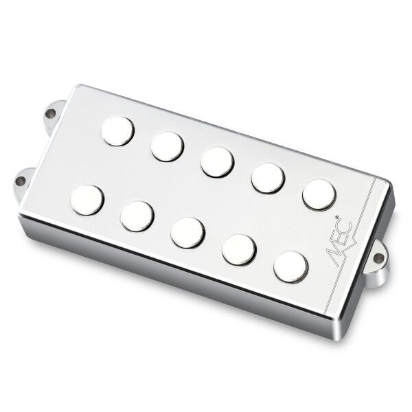MEC Passive MM-Style Bass Pickups, Metal Cover, 5-String - Neck