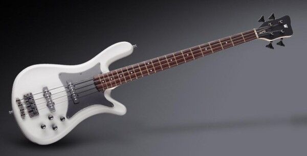 Warwick Custom Shop Streamer CV, 4-String - Solid White Satin 18-3859