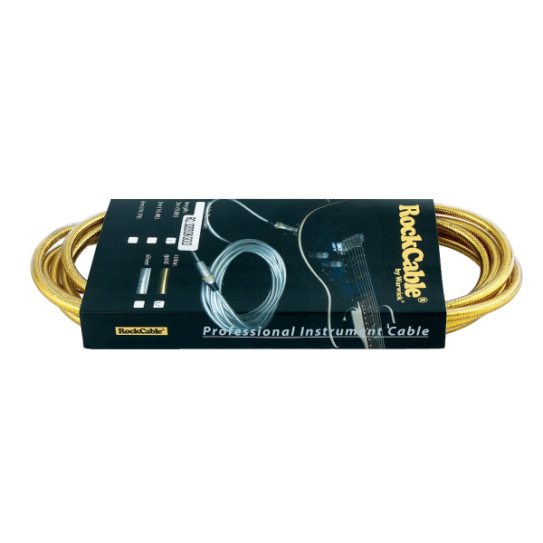 Instrument Cable Gold straight jack
