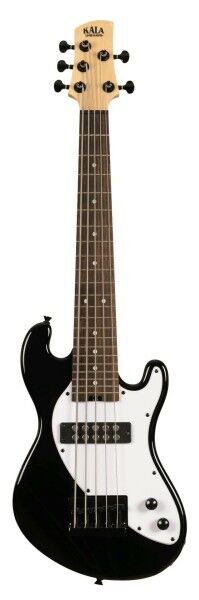 U-Bass Solid Body 5-String, Jet Black, Fretted, with Bag