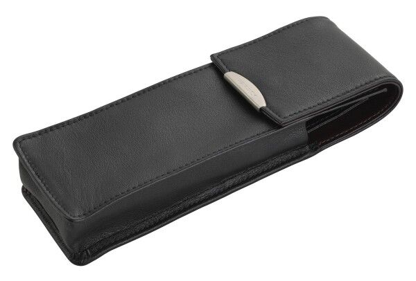 Warwick Traveling Wear - Genuine Leather Pen Case - Black