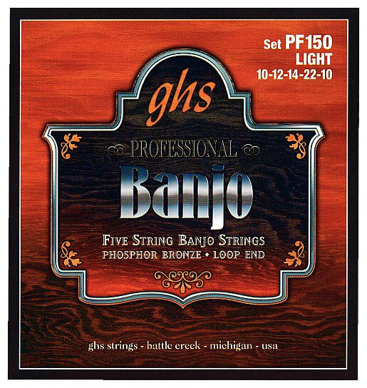 GHS Phosphor Bronze 5-String Banjo Sets