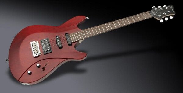 Framus Teambuilt Pro Series Diablo II Pro - Burgundy Red Transparent High Polish / Satin Side and Back